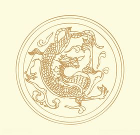 龙纹中国风图案边框理