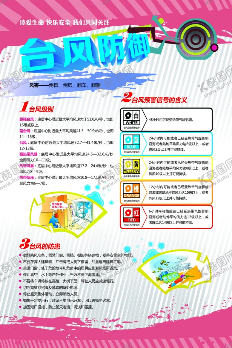 编号：20088306281839261110【酷图网】源文件下载-台风预防