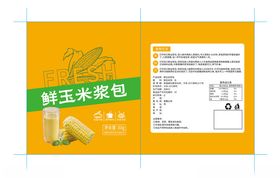 鲜玉米浆包包装设计