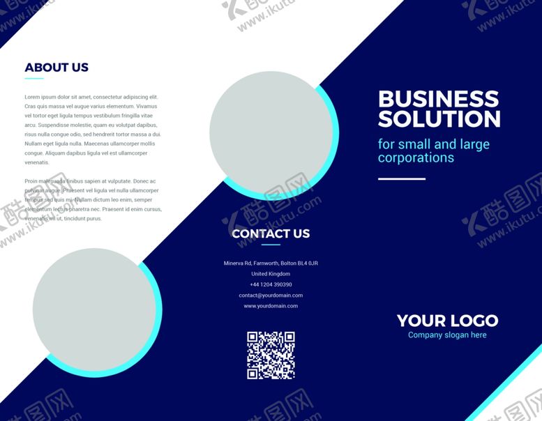 编号：46426209212056249837【酷图网】源文件下载-三折页设计