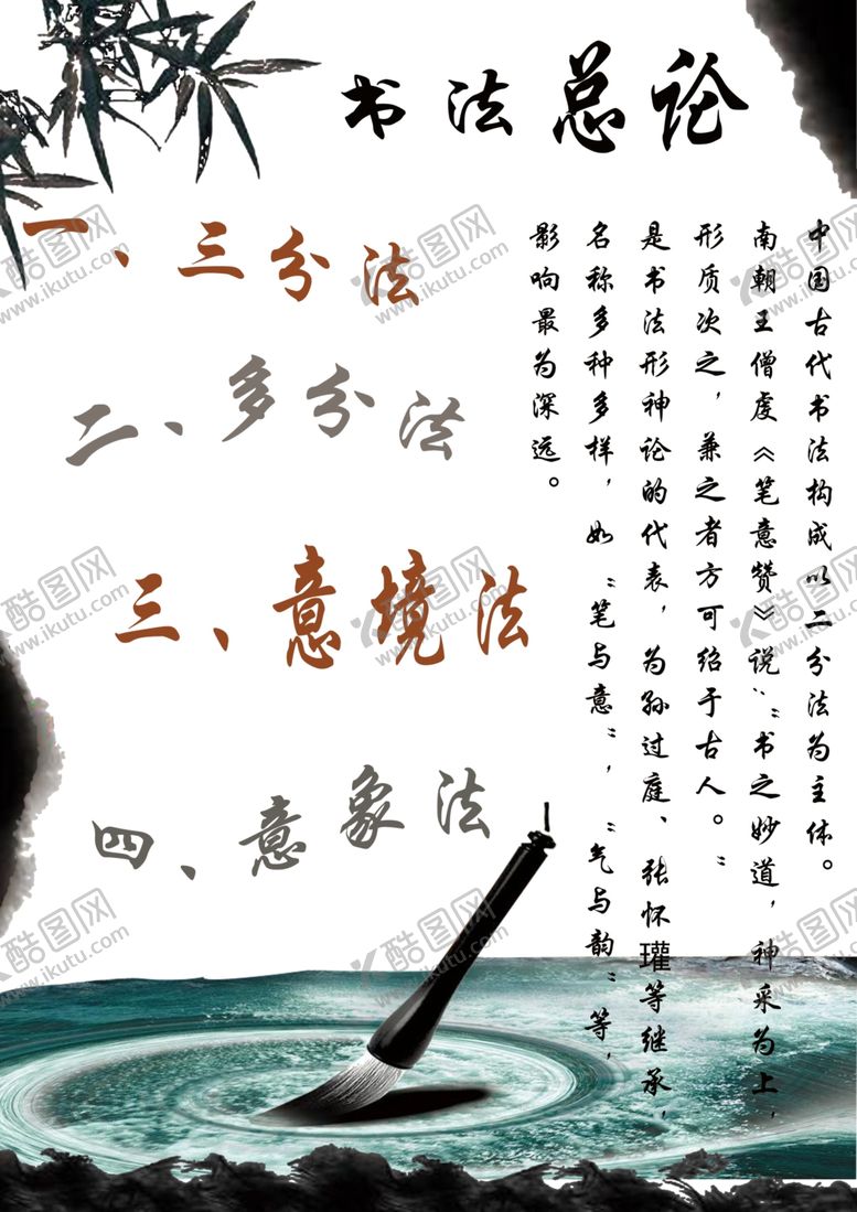 编号：87154307080648263318【酷图网】源文件下载-书法总论