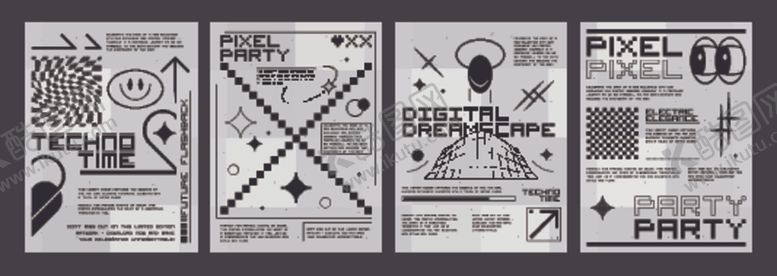 编号：71557204022019387863【酷图网】源文件下载-抽象几何风格创意海报设计