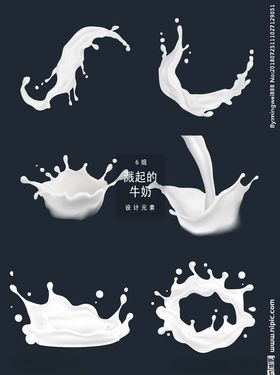 牛奶飞溅