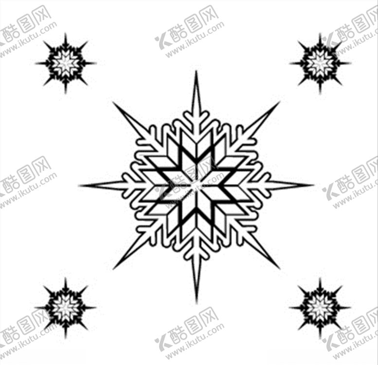 编号：66380009161205349091【酷图网】源文件下载-雪花圣诞节吊坠装饰符号