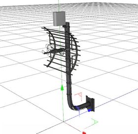 C4D模型天线