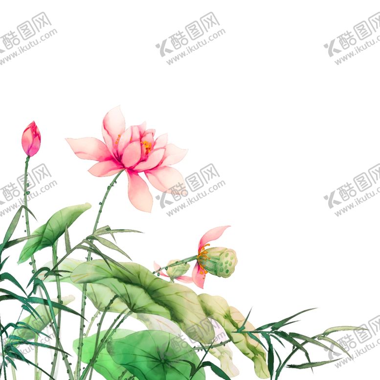 编号：55881709250046278793【酷图网】源文件下载-中国风植物元素