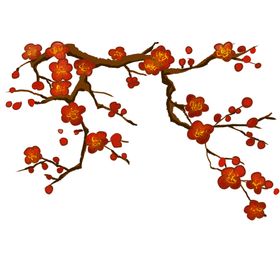 中国风水墨梅