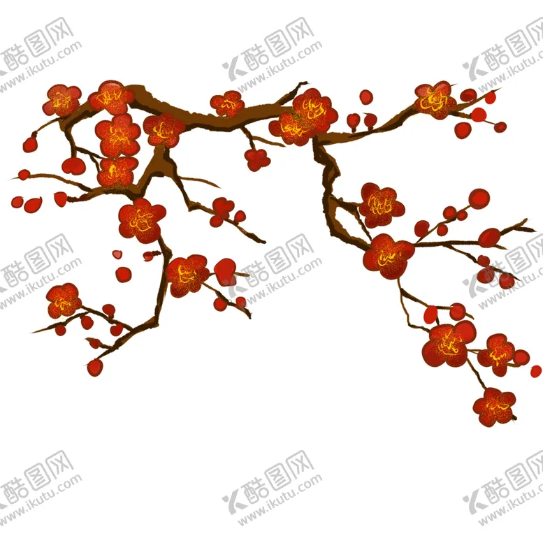 编号：85055905070100232534【酷图网】源文件下载-中国风水墨梅