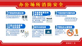 办公场所消防安全宣传