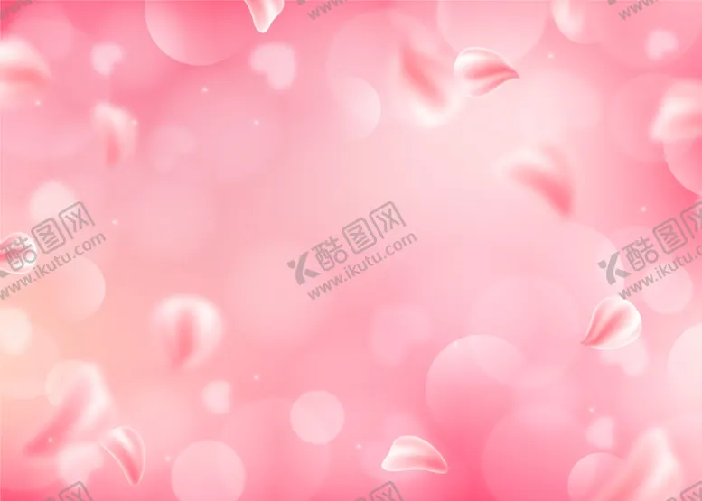 编号：10859802230705301089【酷图网】源文件下载-粉色唯美花瓣背景