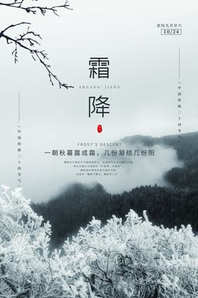 霜降海报