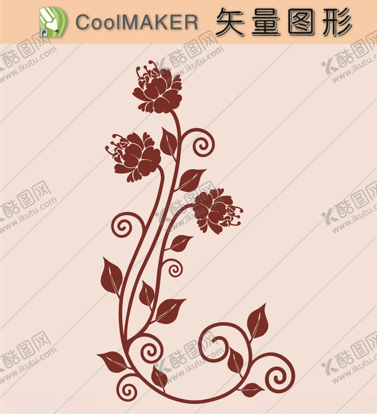编号：65255207050156589979【酷图网】源文件下载-花草剪纸花草壁纸简洁手绘