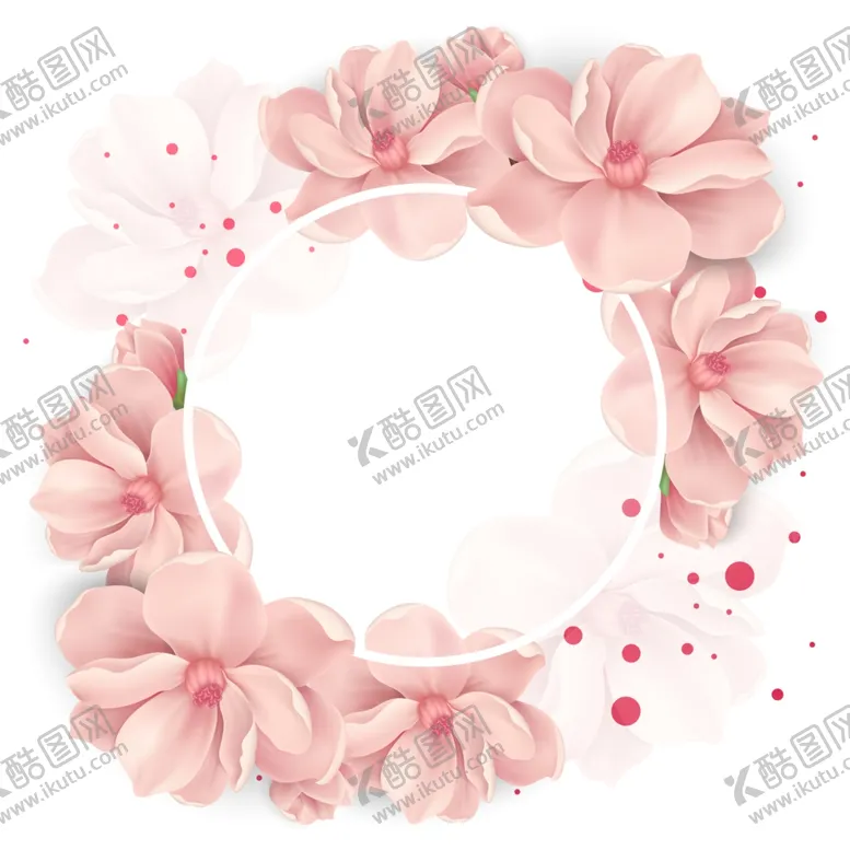 编号：10413901130445198422【酷图网】源文件下载-古风花朵 