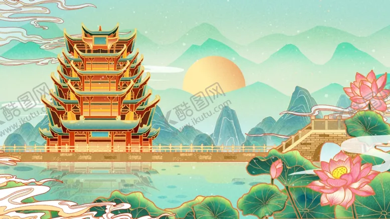 编号：11305512261951214825【酷图网】源文件下载-国潮背景