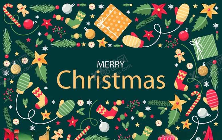 编号：51434310031145285988【酷图网】源文件下载-圣诞节矢量元素