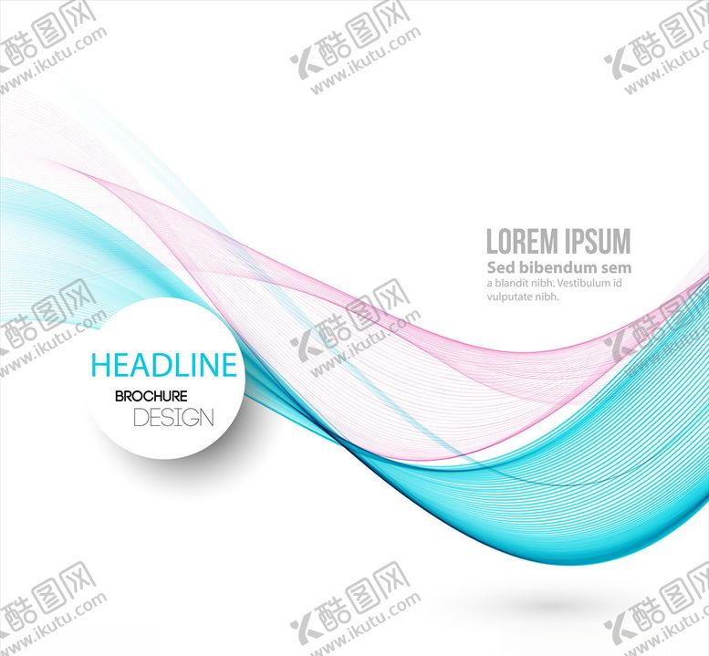 编号：45070410061315207643【酷图网】源文件下载-蓝色曲线