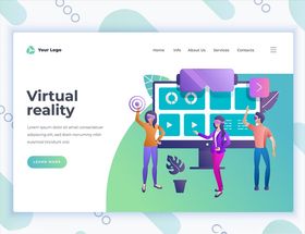 VR科技海报