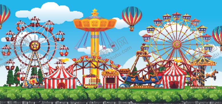 编号：45795709242023526449【酷图网】源文件下载-游乐场
