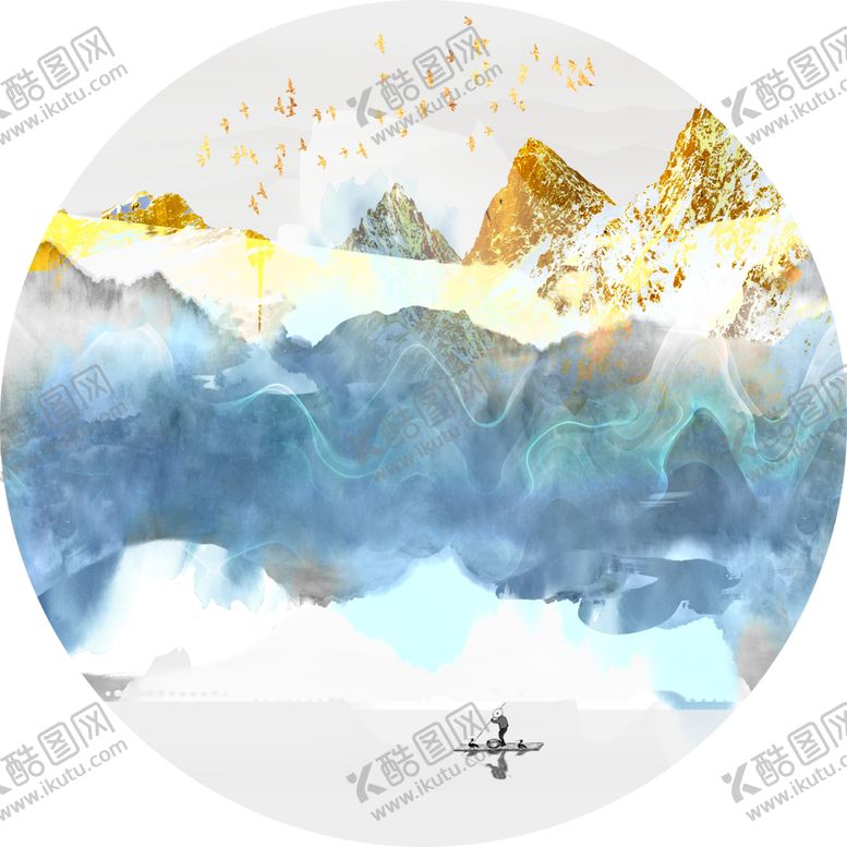 编号：55242005080622582117【酷图网】源文件下载-中国山水装饰画