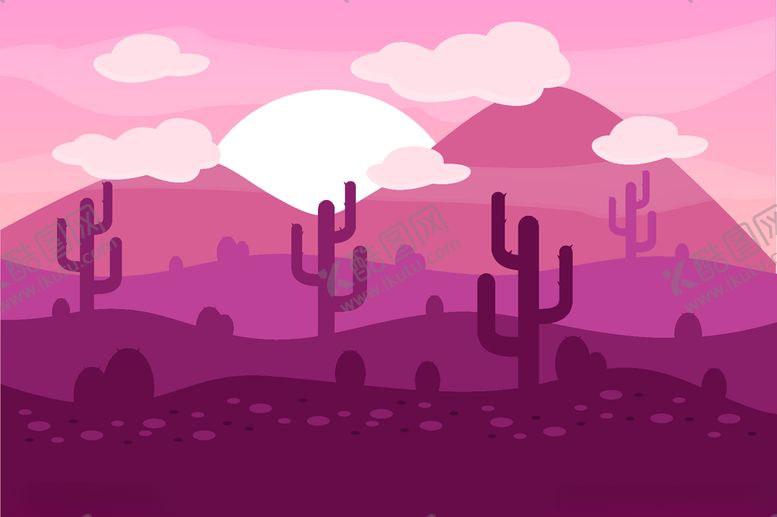 编号：49135009241456472345【酷图网】源文件下载-卡通风景