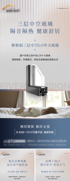 地产系列价值点海报