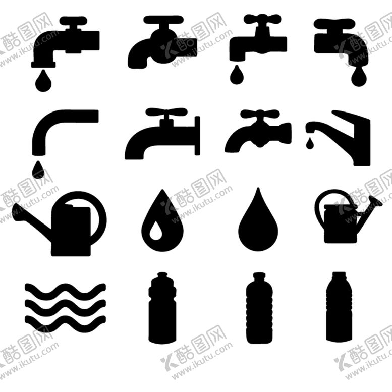 编号：19999409261308398928【酷图网】源文件下载-水龙头剪影