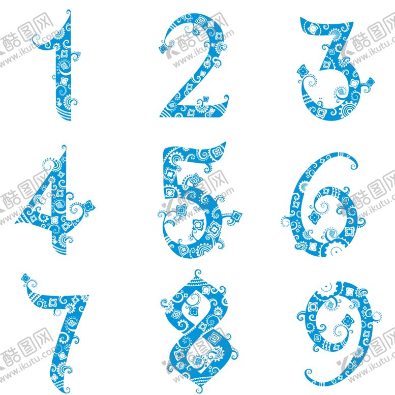 编号：29956310190340293568【酷图网】源文件下载-数字字体艺术字