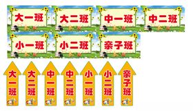 幼儿园班级牌