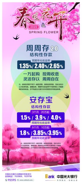 金融展架光大银行理财利率