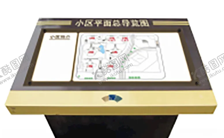 编号：12173504210427493306【酷图网】源文件下载-小区平面图牌