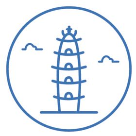 中国城市地标建筑简笔画