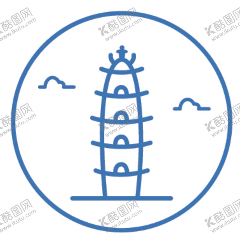 编号：37180906281306035961【酷图网】源文件下载-中国城市地标建筑简笔画