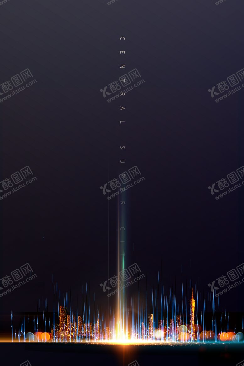 编号：18331910230843407040【酷图网】源文件下载-地产高端城市意境高雅背景素材