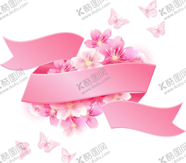 编号：75012509230148335174【酷图网】源文件下载-樱花蝴蝶