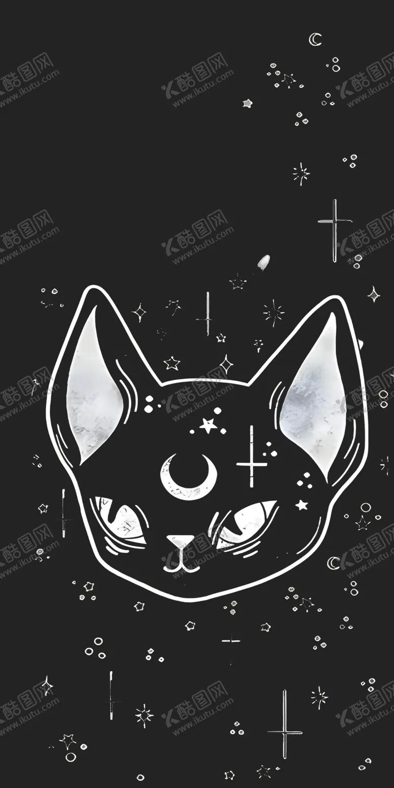 编号：85150101150851507477【酷图网】源文件下载-黑色猫咪