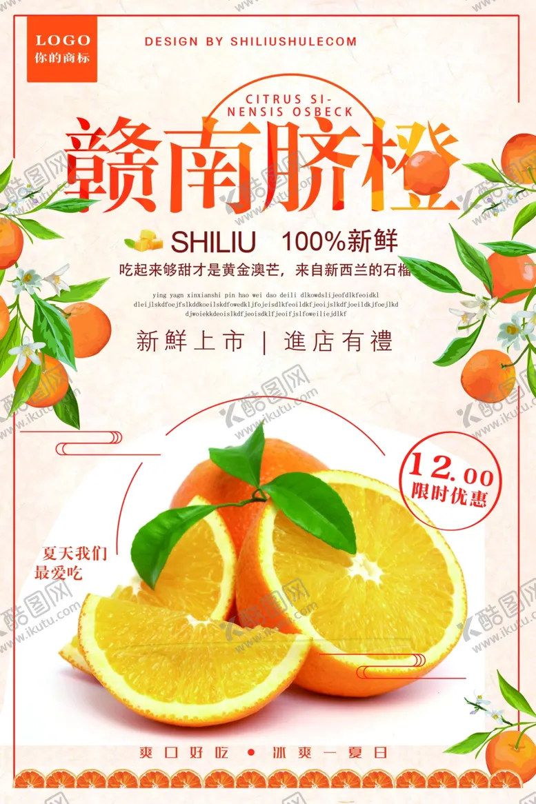 编号：47716304190031292765【酷图网】源文件下载-赣南脐橙水果