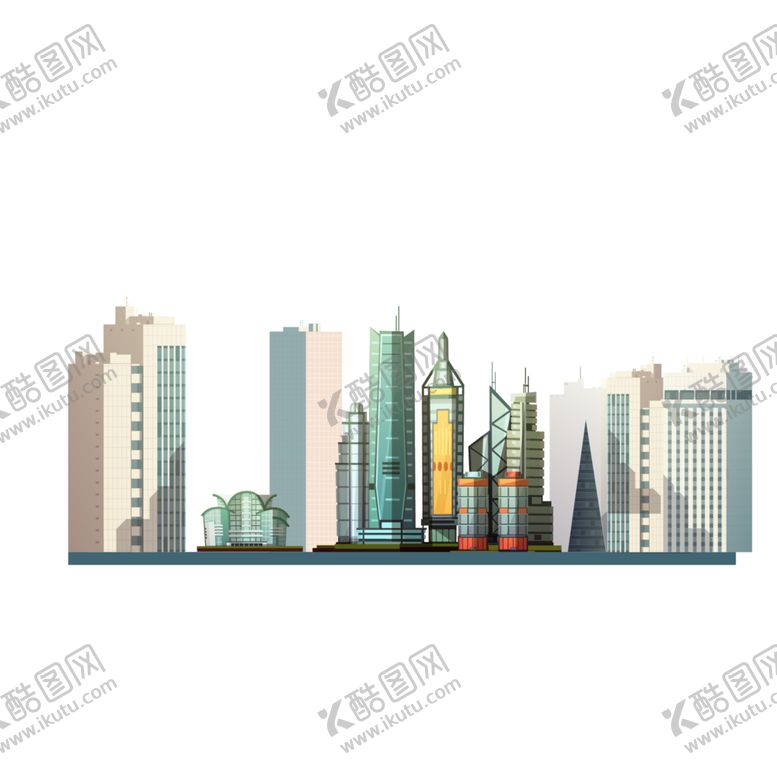 编号：45948210090613578682【酷图网】源文件下载-城市剪影