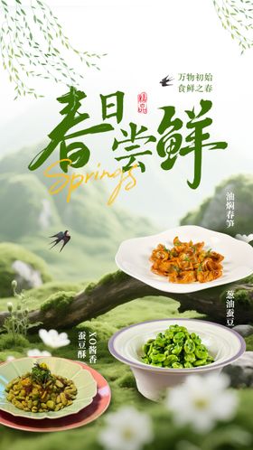 春季菜品海报