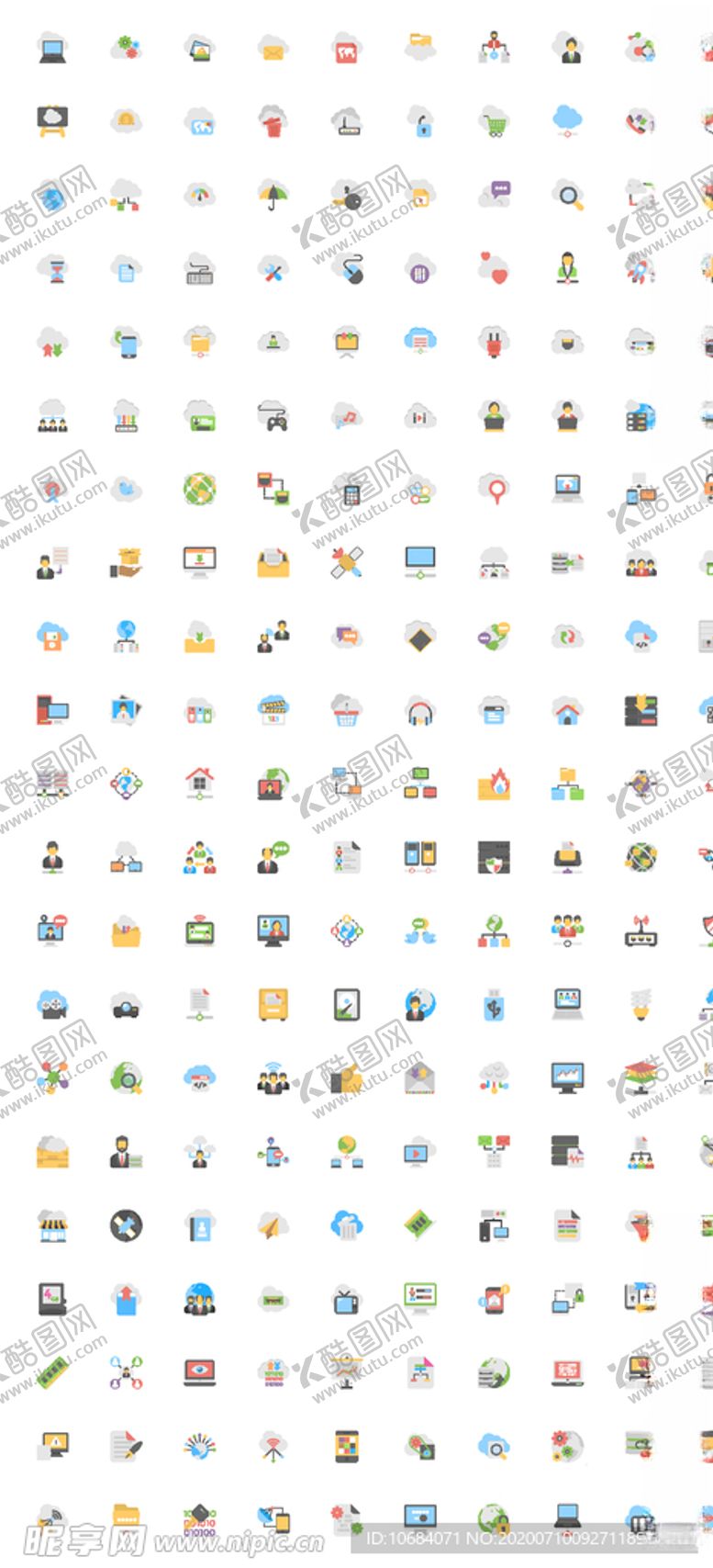 编号：30404209231544032288【酷图网】源文件下载-创意矢量精细化彩色图标元素