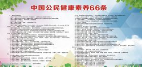 中国公民健康素养66条