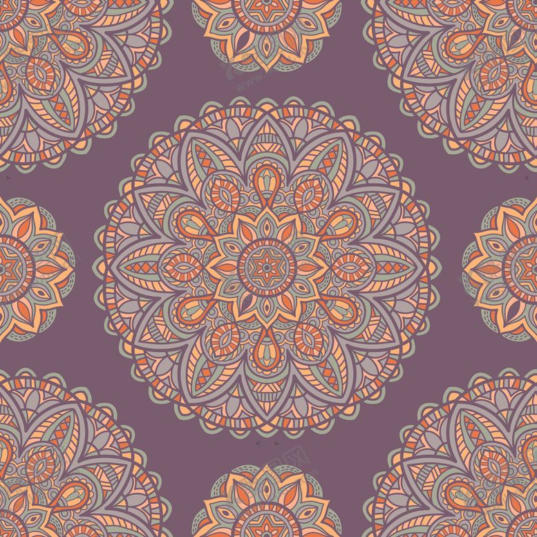 编号：53555409271847426768【酷图网】源文件下载-古典多彩底纹