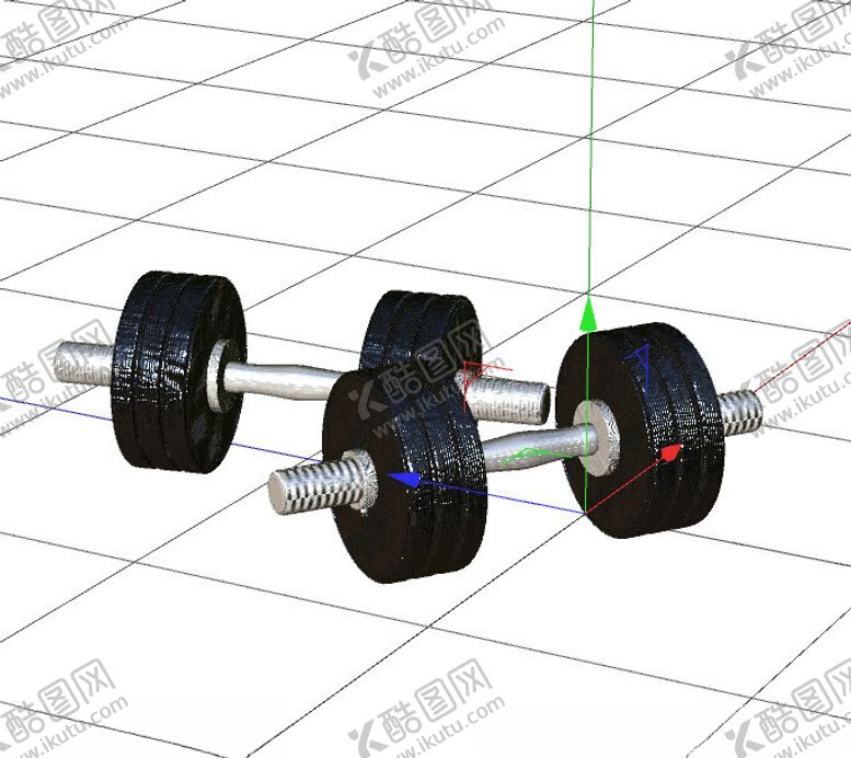 编号：82424602192018504063【酷图网】源文件下载-C4D模型健身器材