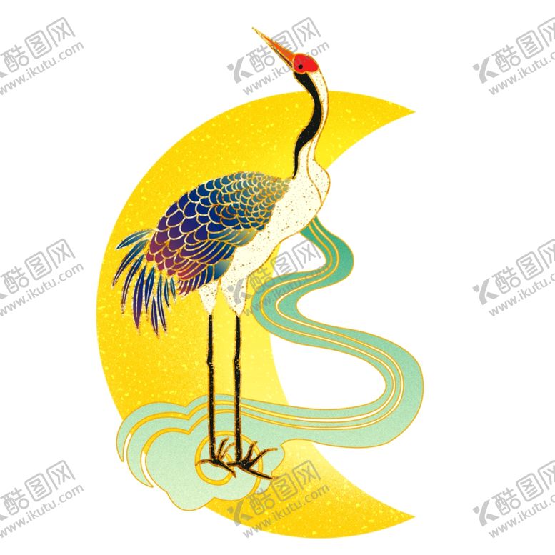 编号：93754901261646116342【酷图网】源文件下载-仙鹤