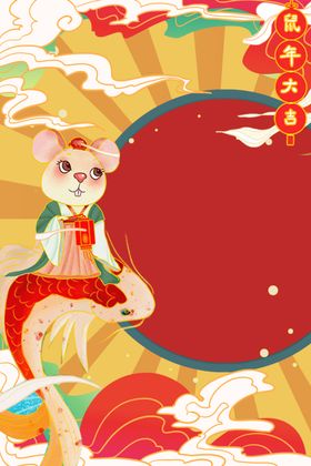 新年创意海报设计背景