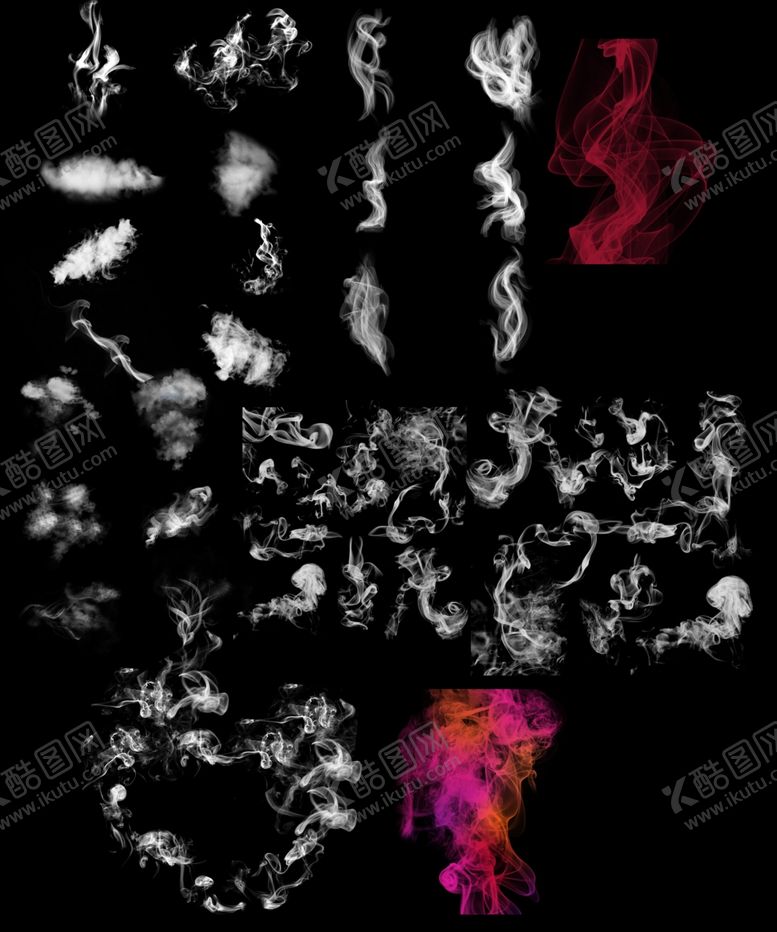 编号：26038309300010396891【酷图网】源文件下载-白色烟雾