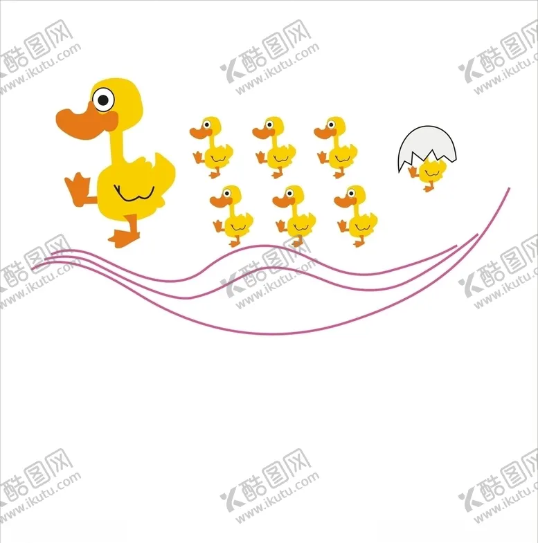 编号：63484705011752262314【酷图网】源文件下载-产科儿科创意展板小鸭