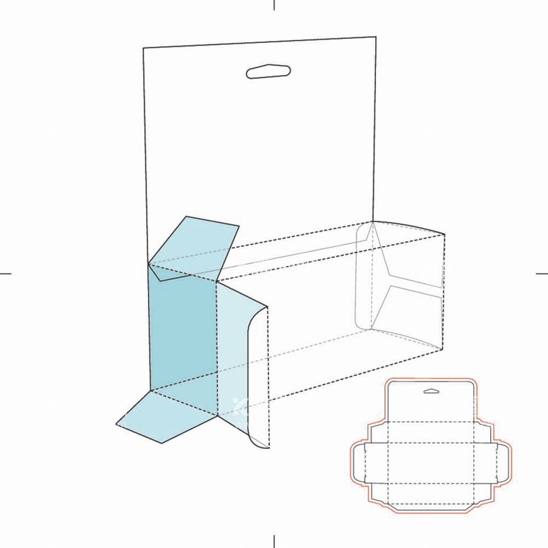 编号：23144812022104155739【酷图网】源文件下载-礼盒刀盒子立面展开图
