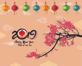 新年海报模板