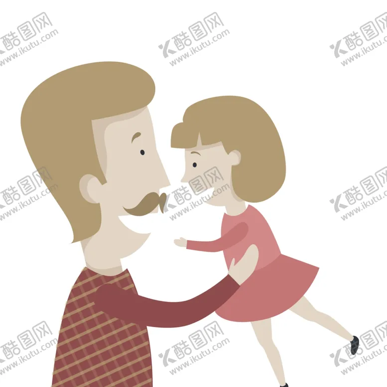 编号：55518306301641512590【酷图网】源文件下载-父亲节插画