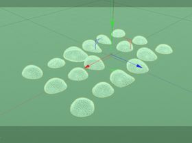 C4D模型水滴水珠露珠